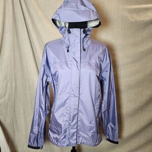 Campmor Rain Jacket Hooded Purple Outdoorsy Nature Lover Lightweight SzS